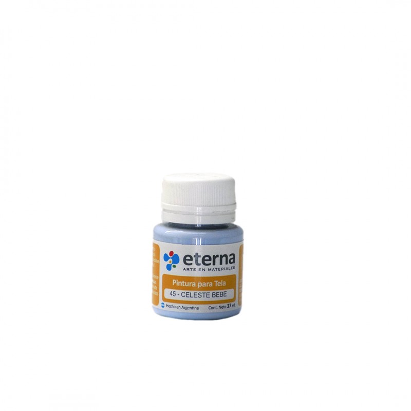PINTURA P/TELA ETERNA X37ML. CELESTE BEBE