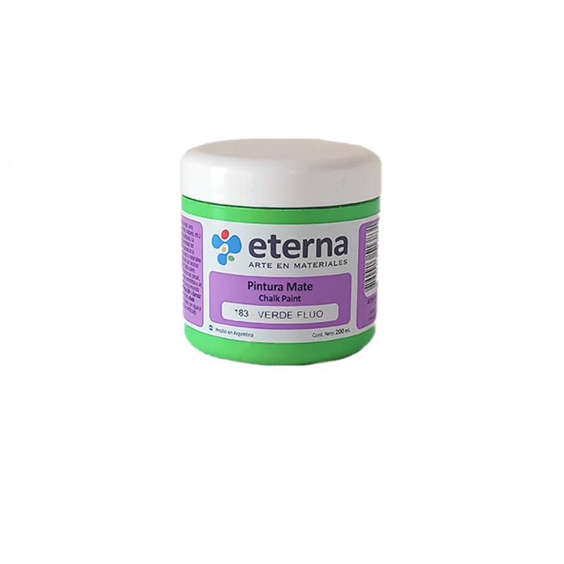 PINTURA CHALK MATE ETERNA X200ML. VERDE FLUO PINTURA CHALK MATE ETERNA X200ML. VERDE FLUO