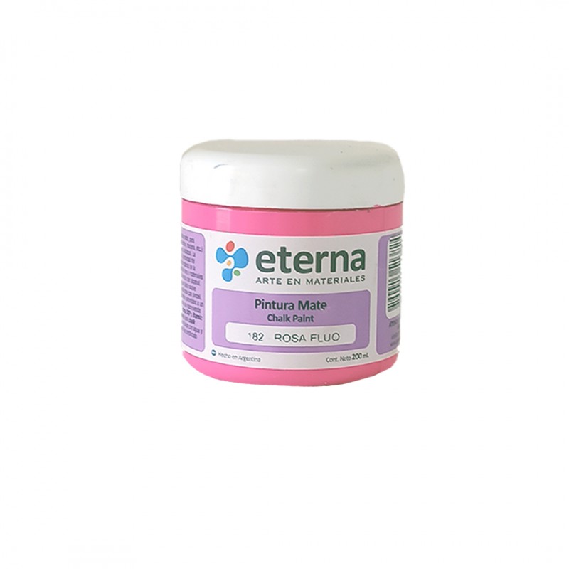 PINTURA CHALK MATE ETERNA X200ML. FLUO ROSA PINTURA CHALK MATE ETERNA X200ML. FLUO ROSA