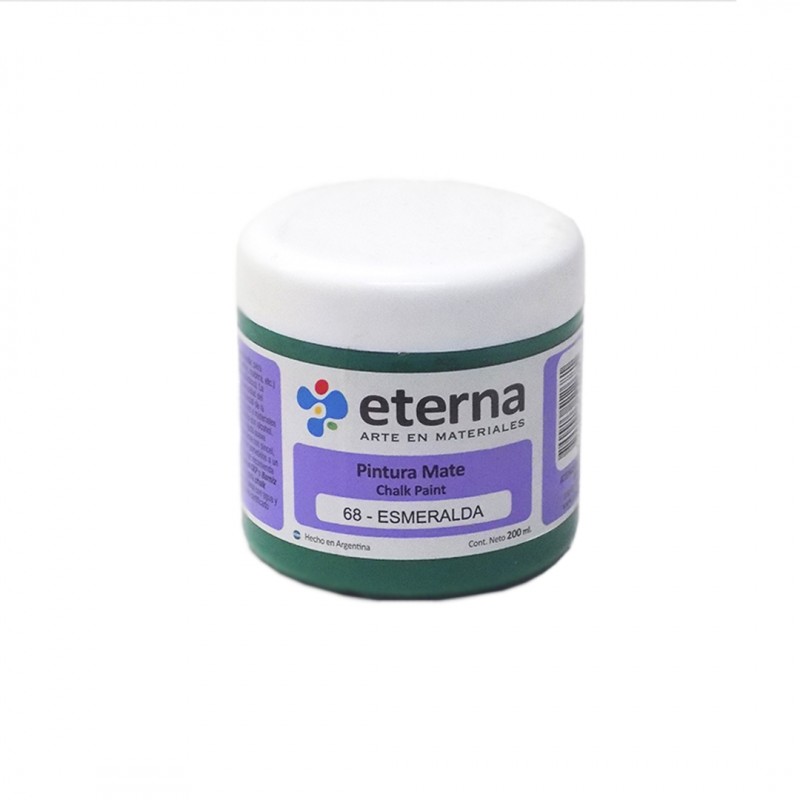 PINTURA CHALK MATE ETERNA X200ML. ESMERALDA PINTURA CHALK MATE ETERNA X200ML. ESMERALDA
