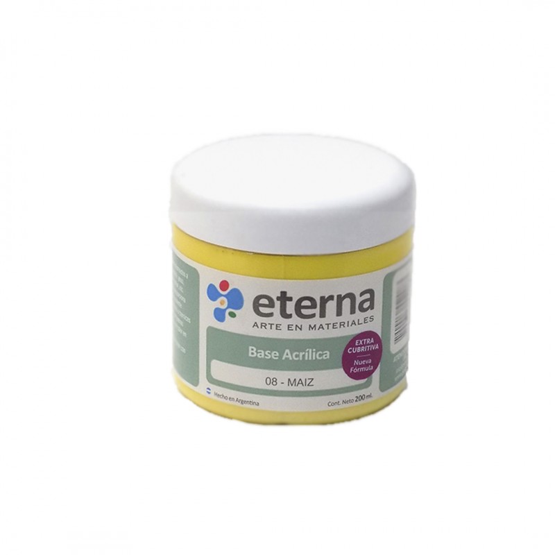 BASE ACRILICA ETERNA X200ML. MAIZ BASE ACRILICA ETERNA X200ML. MAIZ