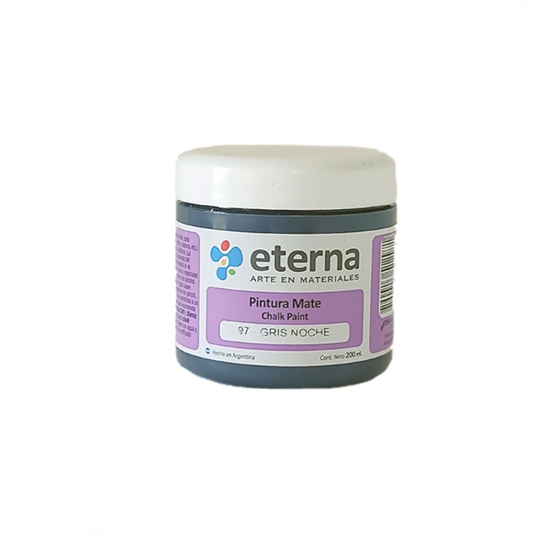 PINTURA CHALK MATE ETERNA X200ML. GRIS NOCHE PINTURA CHALK MATE ETERNA X200ML. GRIS NOCHE