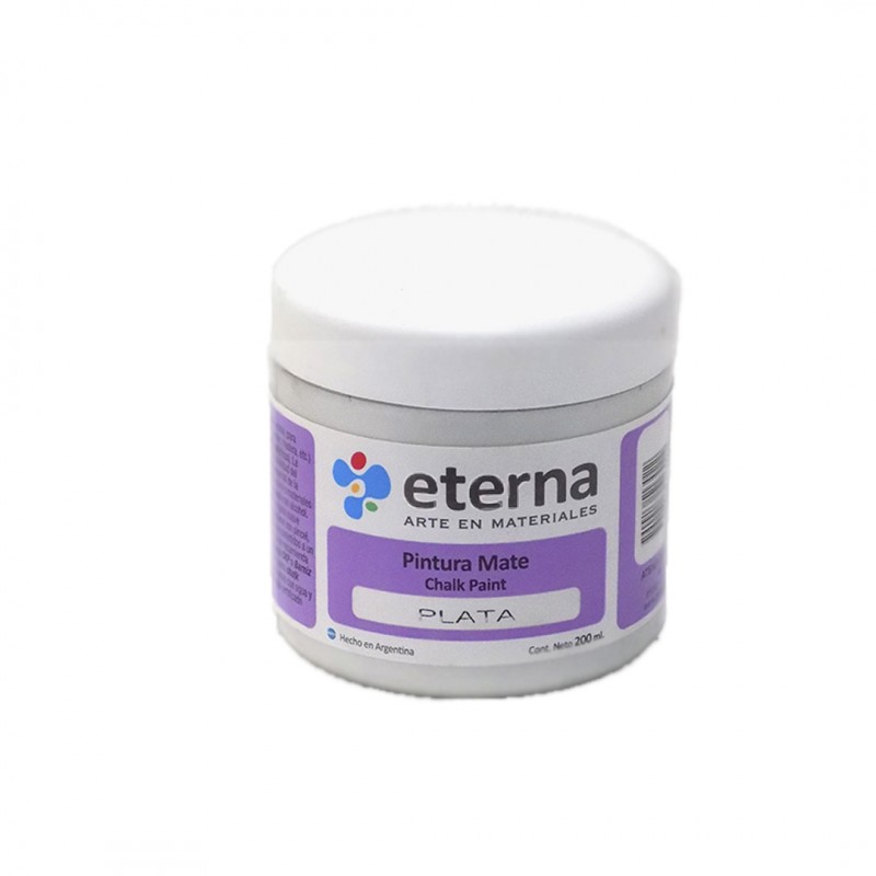 PINTURA CHALK MATE ETERNA X200ML. PLATA PINTURA CHALK MATE ETERNA X200ML. PLATA