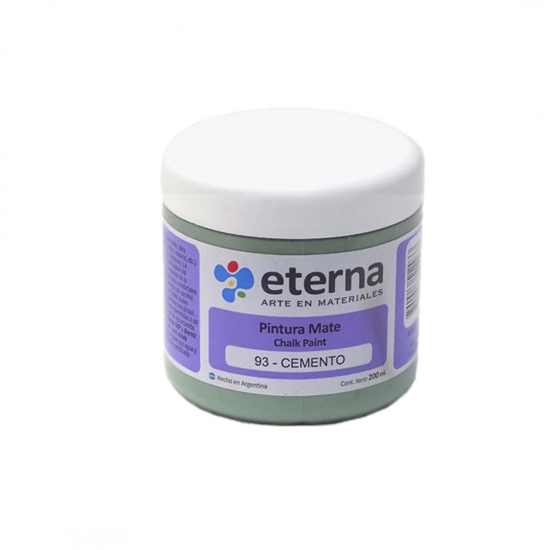 PINTURA CHALK MATE ETERNA X200ML. CEMENTO PINTURA CHALK MATE ETERNA X200ML. CEMENTO