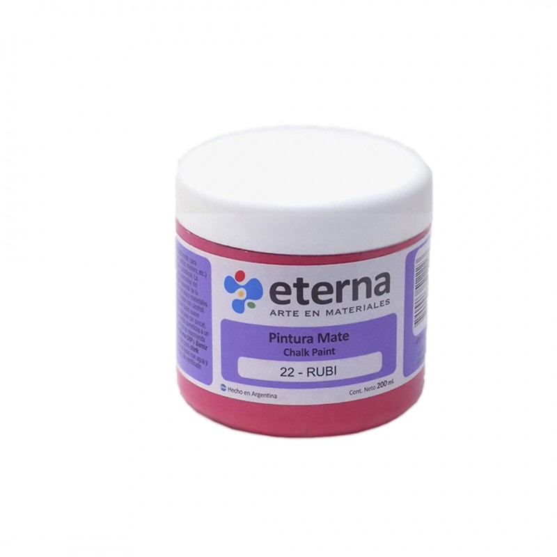 PINTURA CHALK MATE ETERNA X200ML. RUBI PINTURA CHALK MATE ETERNA X200ML. RUBI