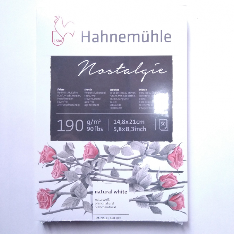 BLOCK HAHNEMUHLE A5 NOSTALGIE 190GR X50HJS