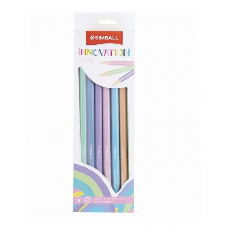LAPICES SIMBALL INNOVATION PASTEL X 8 LAPICES SIMBALL INNOVATION PASTEL X 8