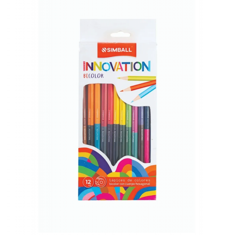 LAPICES SIMBALL INNOVATION BICOLOR X12/24