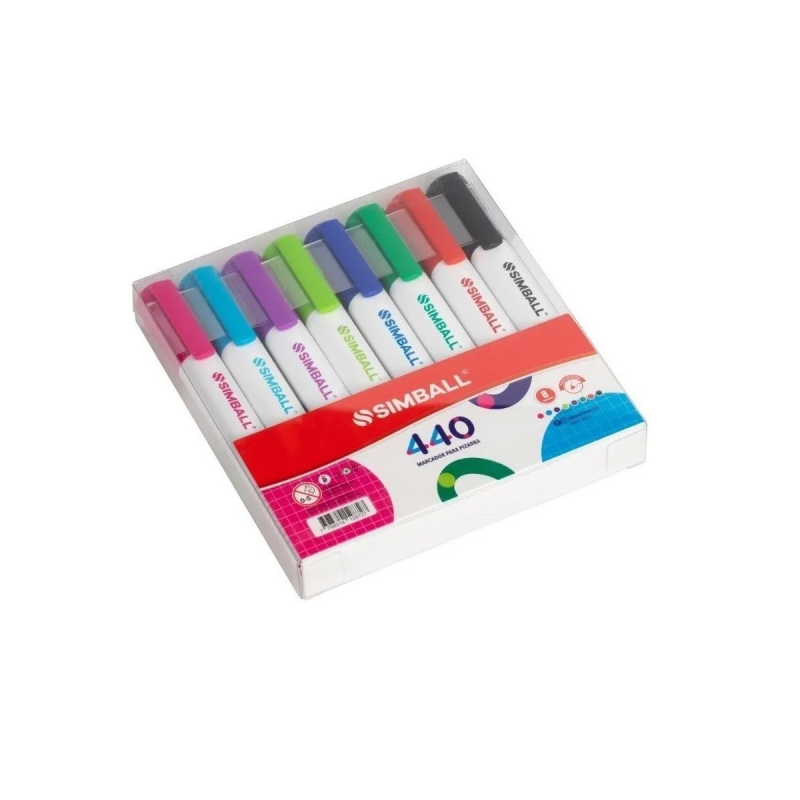 MARCADORES SIMBALL 440 P/PIZARRA X8COL.