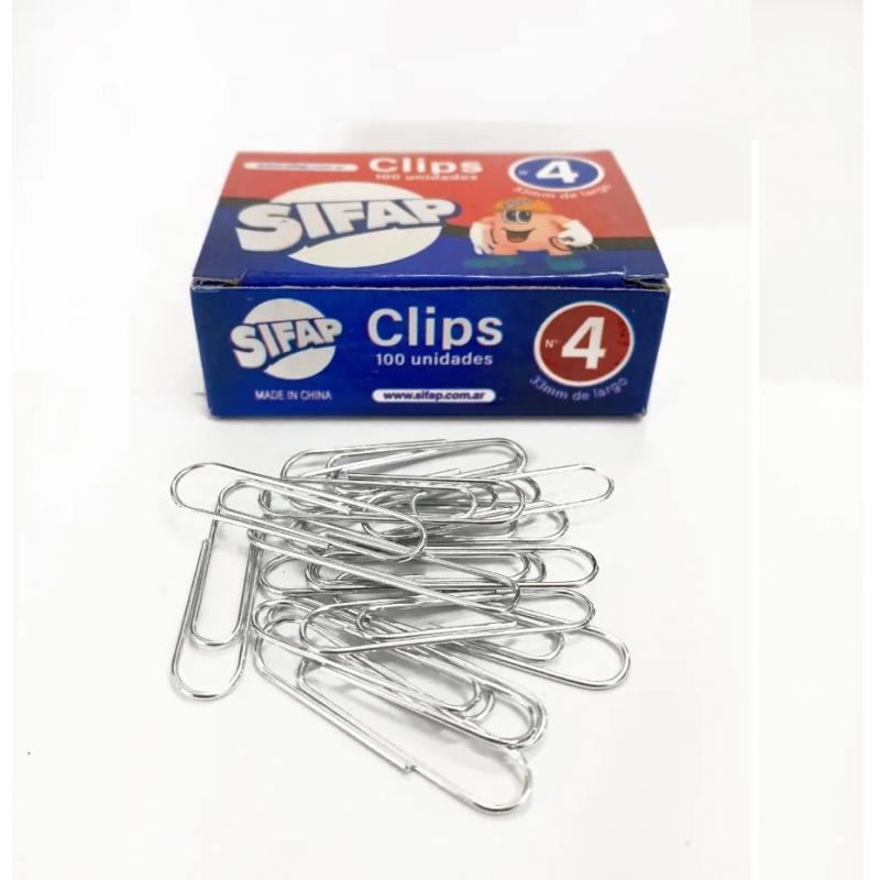 CLIP SIFAP N 4 33MM X100 METALICO CLIP SIFAP N 4 33MM X100 METALICO