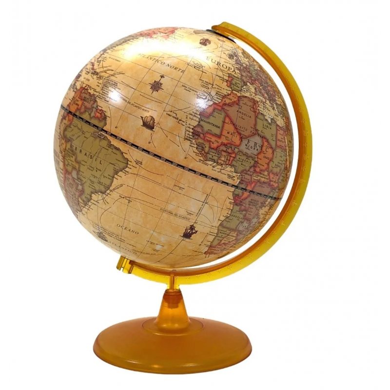 GLOBO TERRAQUEO GLOTER 257AW BASE PLASTICO 25CM ANTIGUO GLOBO TERRAQUEO GLOTER 257AW BASE PLASTICO 25CM ANTIGUO
