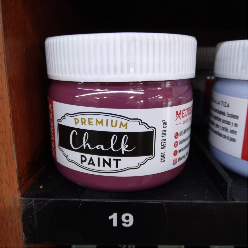 PINTURA CHALK EUREKA X100CC 19 MERLOT PINTURA CHALK EUREKA X100CC 19 MERLOT