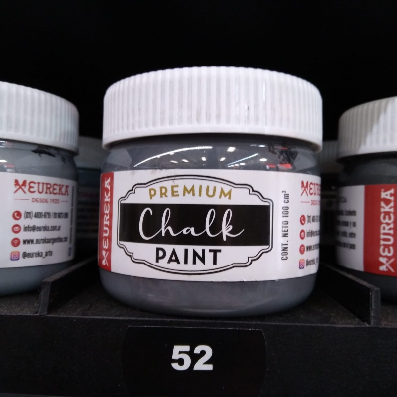 PINTURA CHALK EUREKA X100CC 52 AGATA GRIS PINTURA CHALK EUREKA X100CC 52 AGATA GRIS