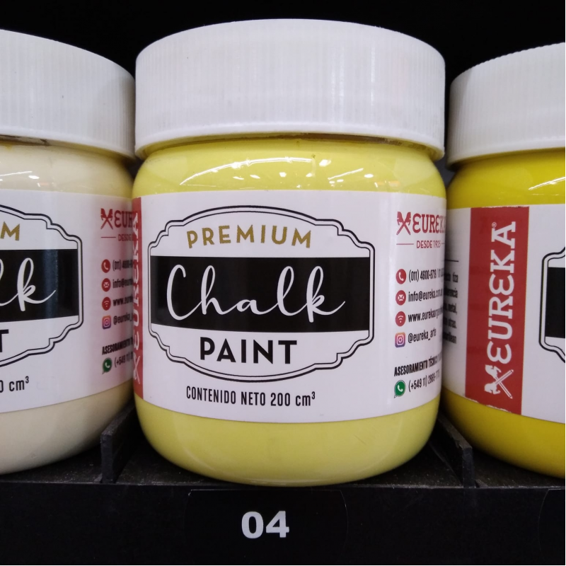 PINTURA CHALK EUREKA X200CC 04 VAINILLA PINTURA CHALK EUREKA X200CC 04 VAINILLA