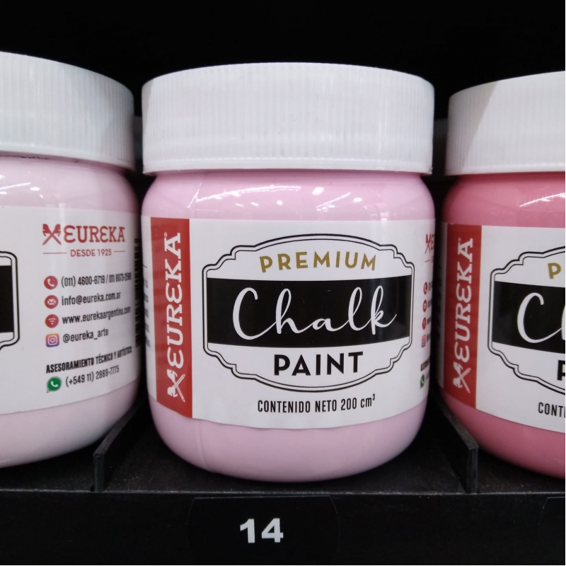 PINTURA CHALK EUREKA X200CC 14 ROSA MOSQUETA PINTURA CHALK EUREKA X200CC 14 ROSA MOSQUETA