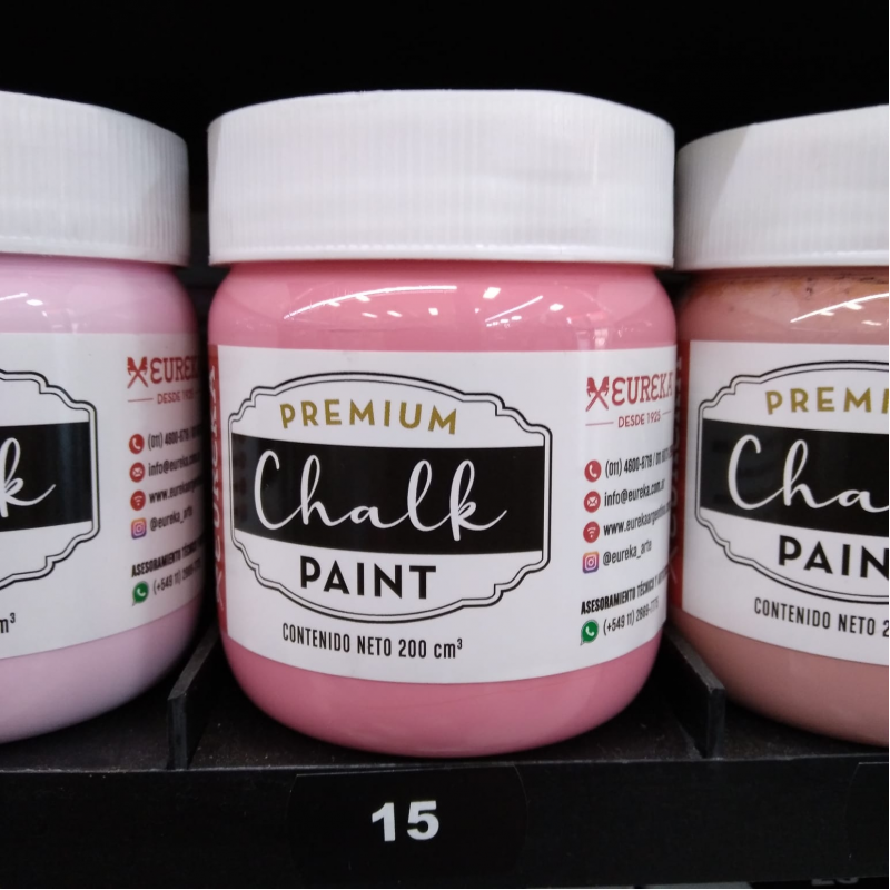 PINTURA CHALK EUREKA X200CC 15 ROSA SIMUM PINTURA CHALK EUREKA X200CC 15 ROSA SIMUM