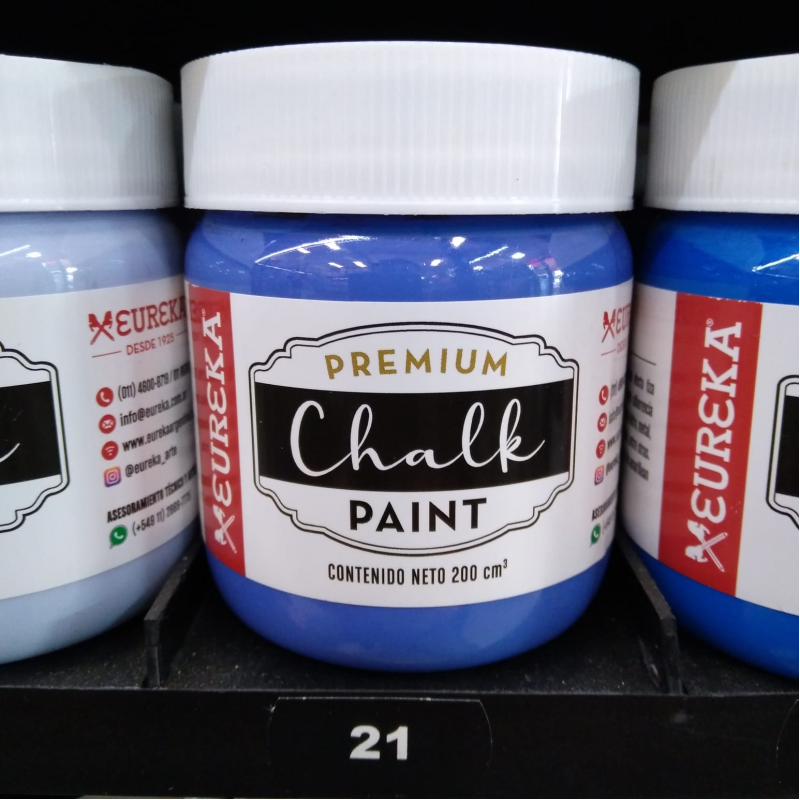 PINTURA CHALK EUREKA X200CC 21 VIOLETA PERI PINTURA CHALK EUREKA X200CC 21 VIOLETA PERI