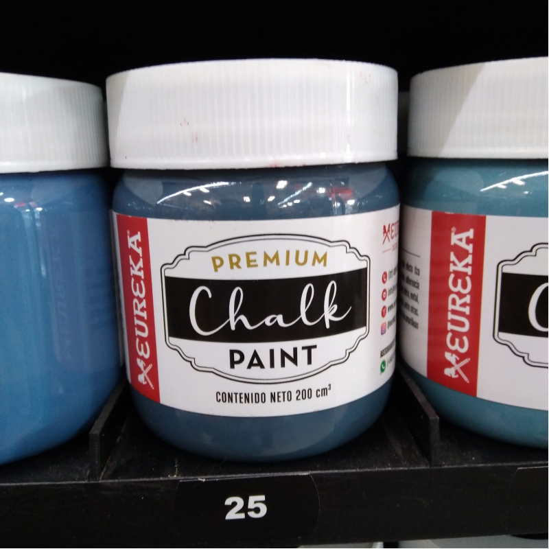 PINTURA CHALK EUREKA X200CC 25 AZUL NAVAL PINTURA CHALK EUREKA X200CC 25 AZUL NAVAL