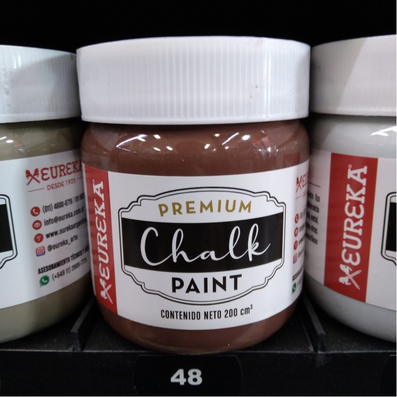 PINTURA CHALK EUREKA X200CC 48 CHOCOLATE PINTURA CHALK EUREKA X200CC 48 CHOCOLATE