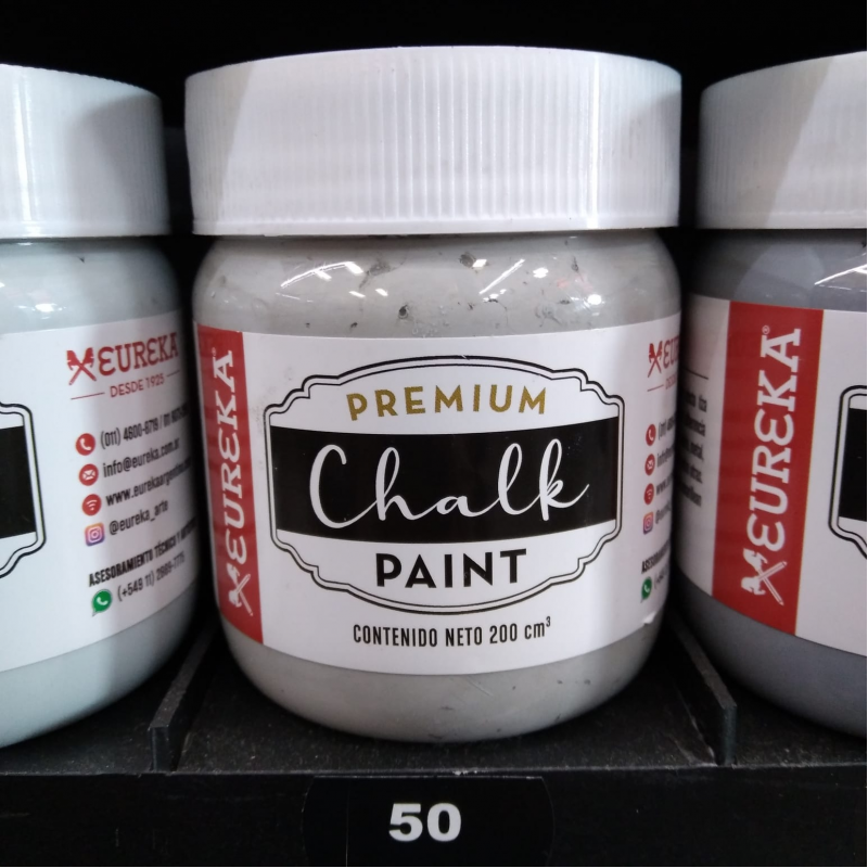 PINTURA CHALK EUREKA X200CC 50 GRIS NORDICO PINTURA CHALK EUREKA X200CC 50 GRIS NORDICO