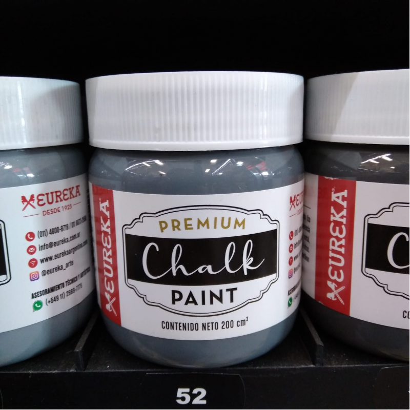 PINTURA CHALK EUREKA X200CC 52 AGATA GRIS PINTURA CHALK EUREKA X200CC 52 AGATA GRIS