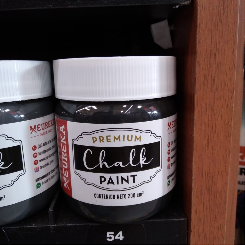 PINTURA CHALK EUREKA X200CC 54 NEGRO MARFIL PINTURA CHALK EUREKA X200CC 54 NEGRO MARFIL