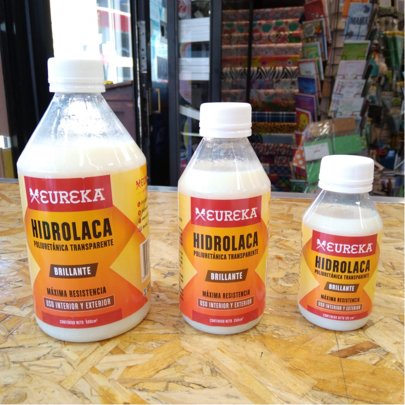 HIDROLACA EUREKA POLIURETANICA BRILLANTE X 500CC HIDROLACA EUREKA POLIURETANICA BRILLANTE X 500CC