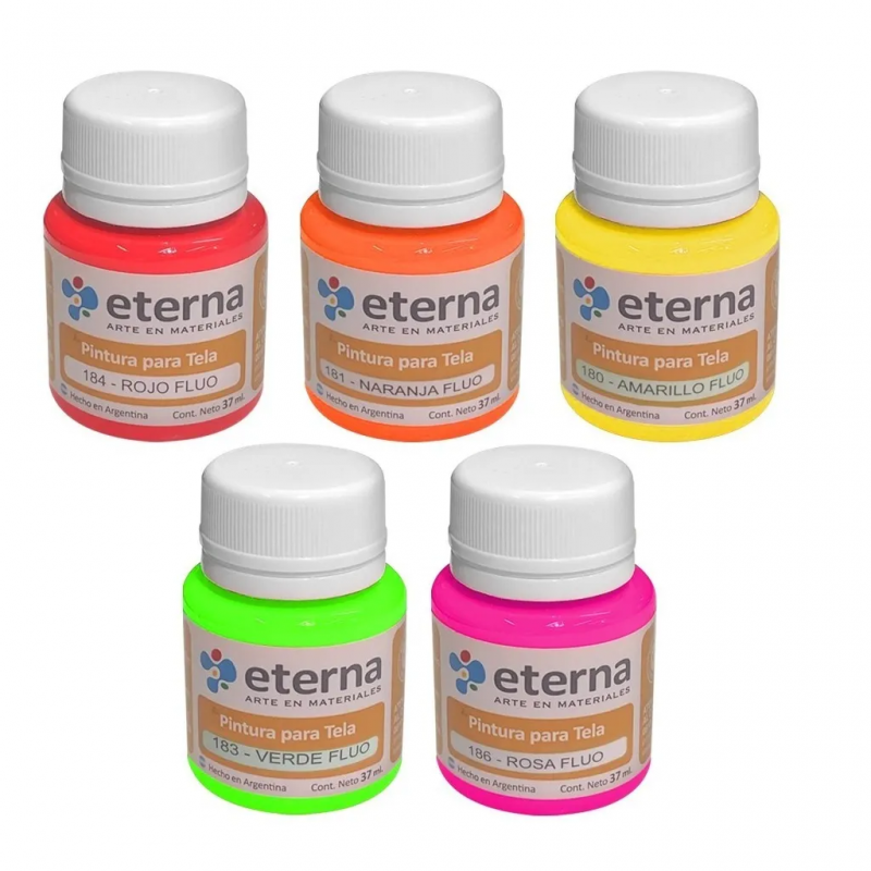 PINTURA PARA TELA ETERNA X37ML. VIOLETA FLUO PINTURA PARA TELA ETERNA X37ML. VIOLETA FLUO