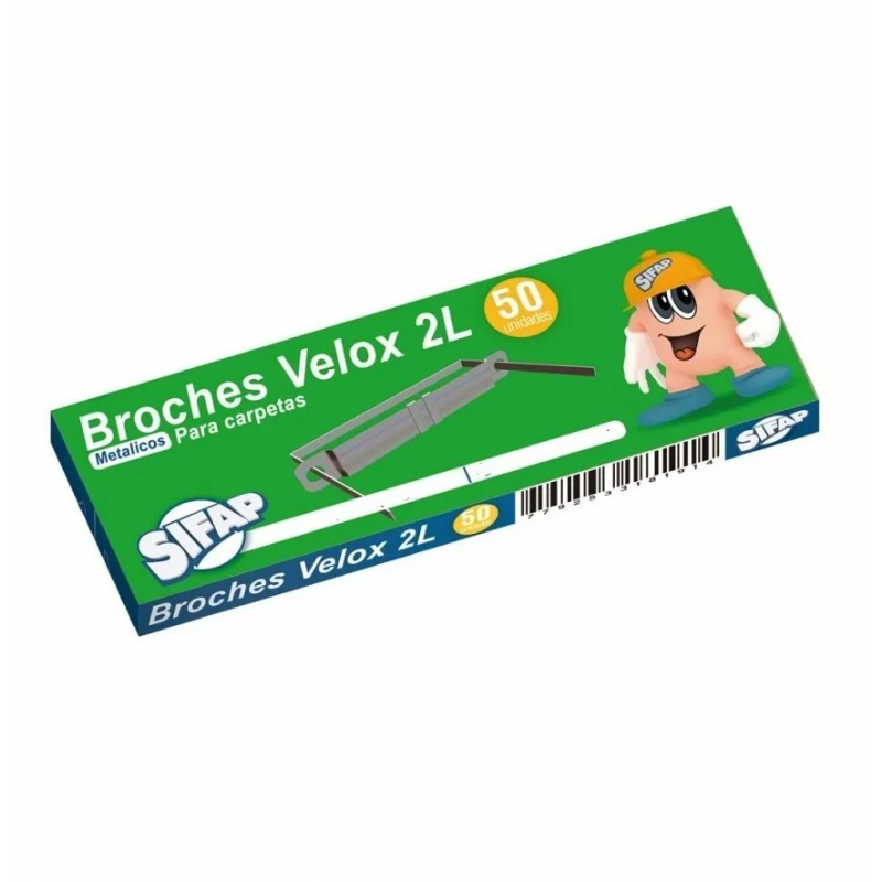 BROCHE NEPACO SIFAP METALICO 2L X50 UNID