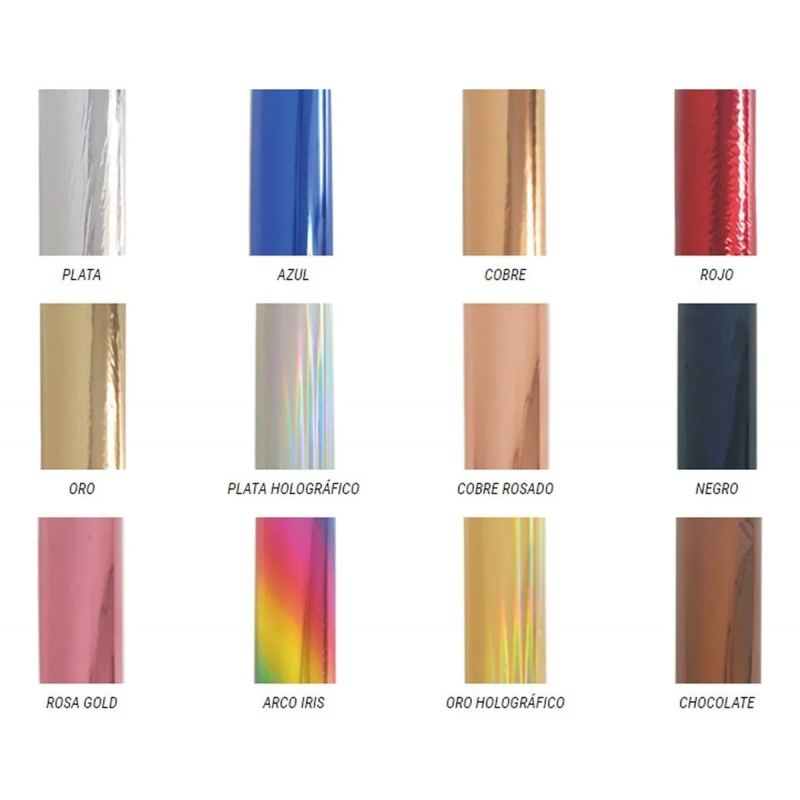 ROLLO ETERNA FOIL METALIZADO P/LAMINADO NEGRO