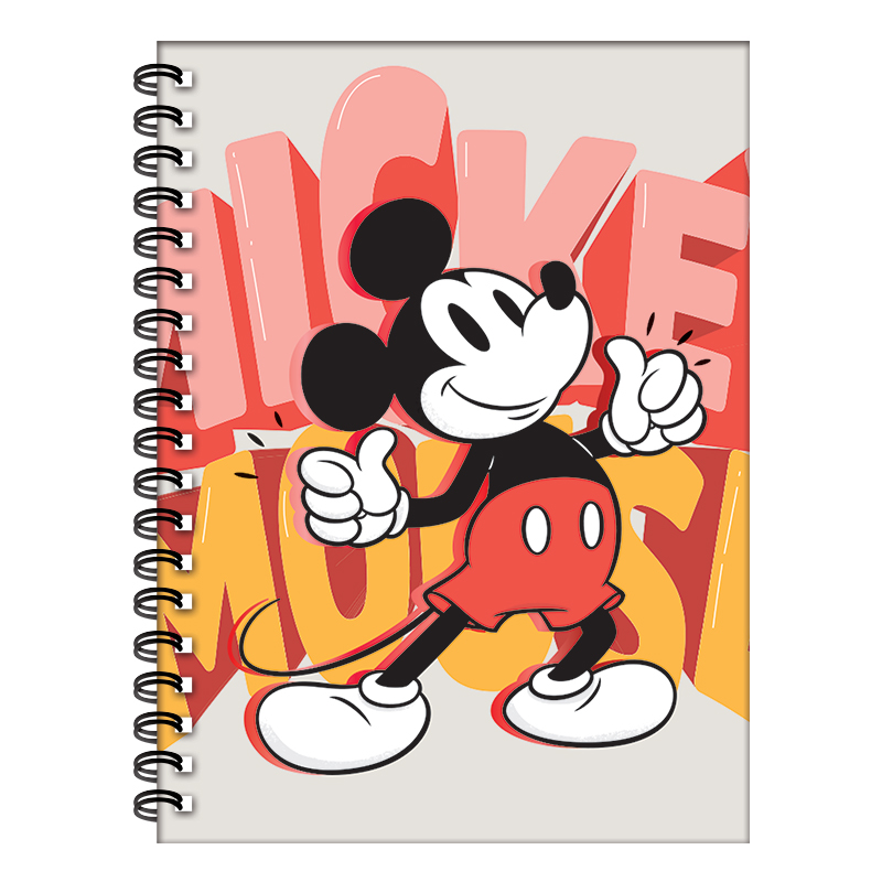 CUADERNO MOOVING 1205121 16X21CM C/ESPIRAL X80HJS MICKEY MOUSE RAY CUADERNO MOOVING 1205121 16X21CM C/ESPIRAL X80HJS MICKEY MOUSE RAY